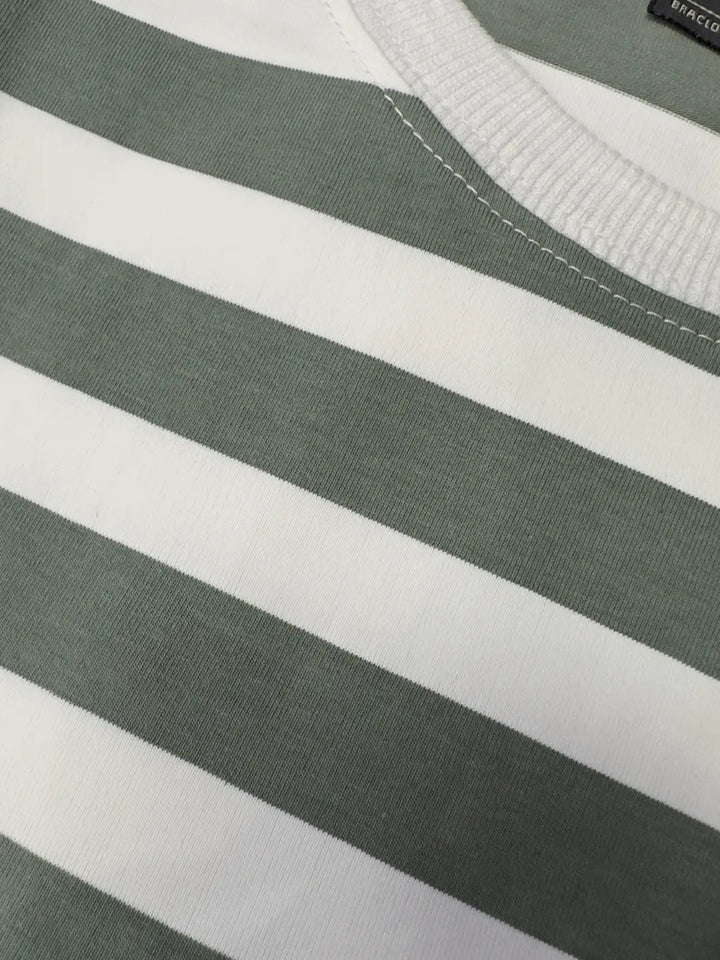 Pastel Green Stripe T-Shirt