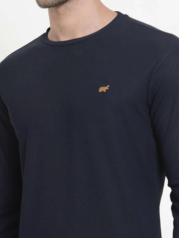 Basic Round Neck Full Sleeves T shirt - Braclo