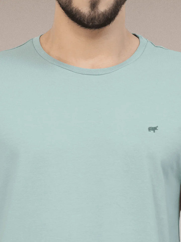 Basic Round Neck T-shirt - Braclo