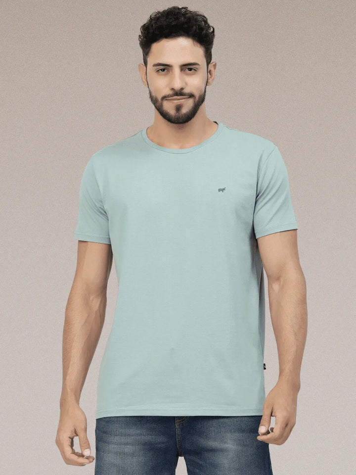 Basic Round Neck T-shirt - Braclo