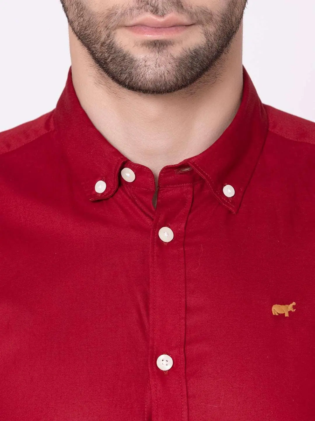 Maroon polo hotsell button down