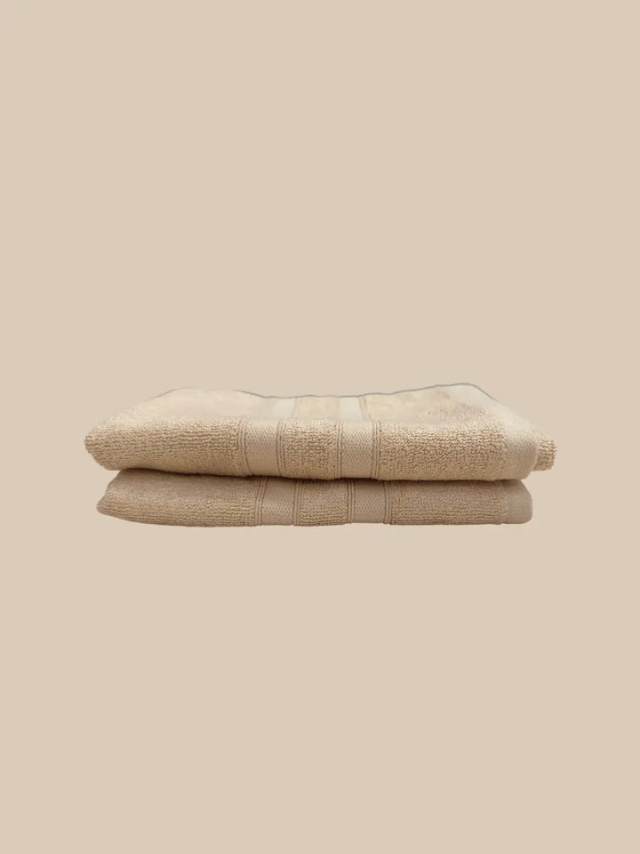 (PACK OF 2) Bamboo Cotton Hand Towels