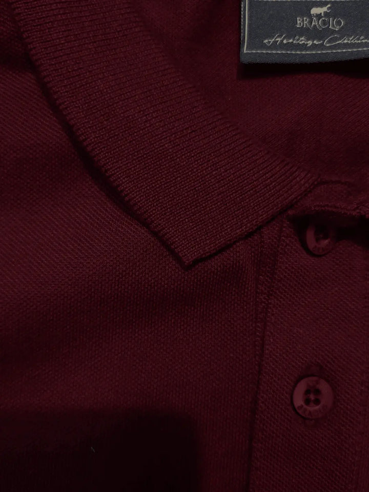 Textured Pique Polo Shirt