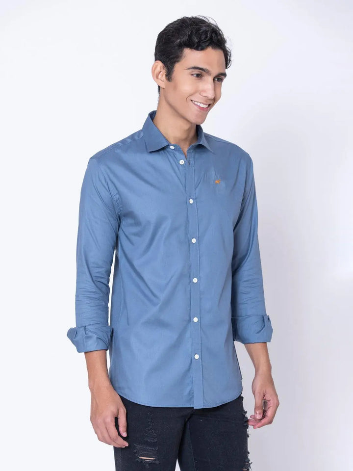 Ocean Blue Casual Shirt - Braclo